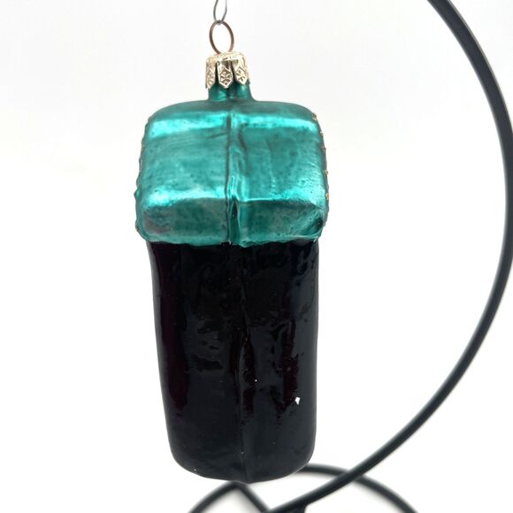 Landmark Creations Santa Monica Pier Glass Ornament California Hand Painted VTG - Picture 4 of 13